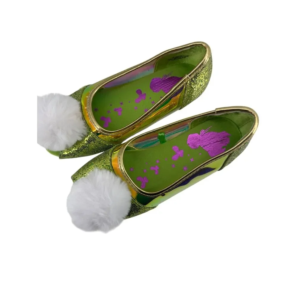 Disney Tinkerbell Costume Dress Light Up Wings and Slippers Play 5/6